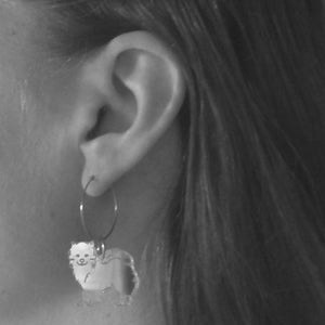 
                  
                    German Spitz -earrings
                  
                