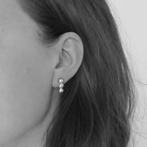 
                  
                    Snowball-earrings, triple
                  
                