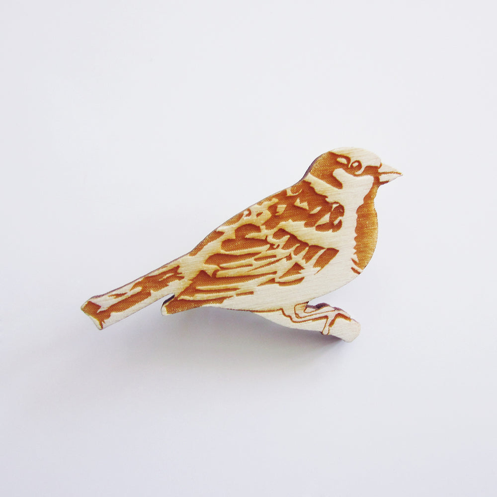 Sparrow-brooch